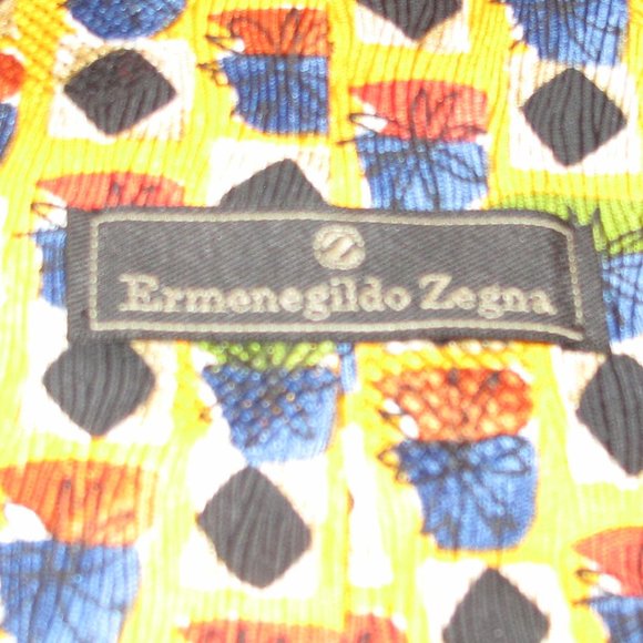 Ermenegildo Zegna Tie 4" Wide - Picture 8 of 11